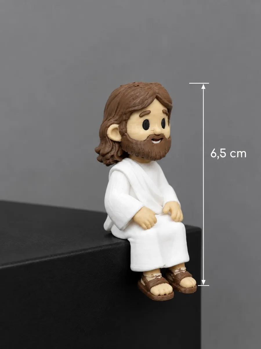 Mini Jesus sentado decorativo