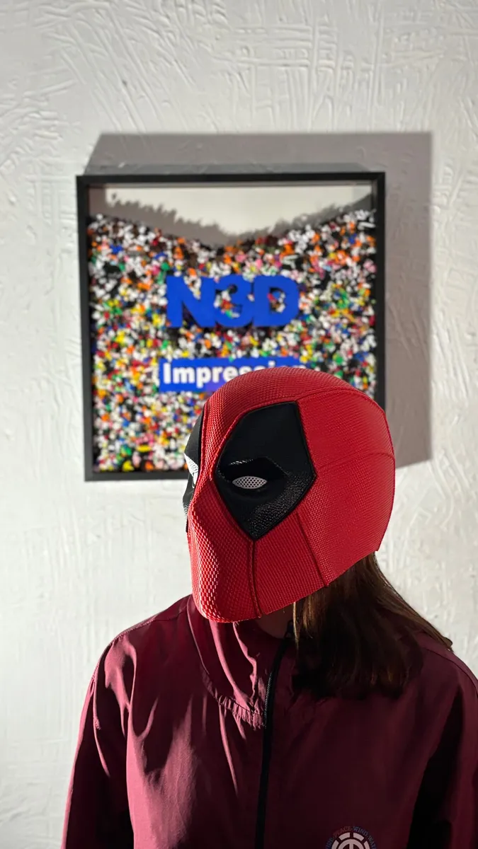 Máscara vestível do Deadpool