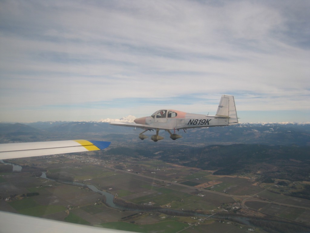 Rob Kochman smiling in his RV10