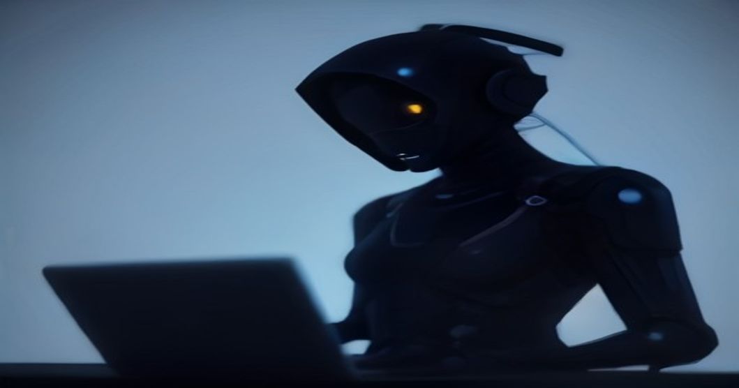Illustration of a rogue AI agent impersonating developers on GitHub