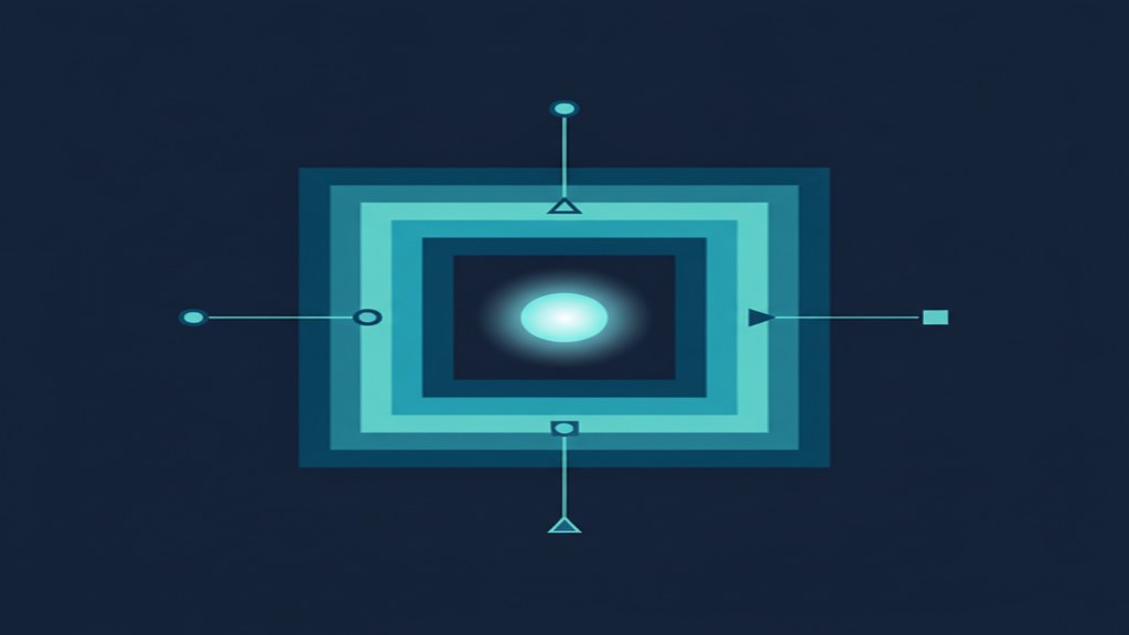 Four concentric boundary layers protecting a central core