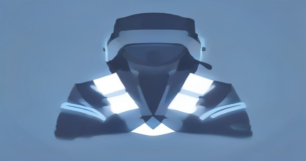 Editorial illustration of DeepSeek V4 Pro model and open-source agent harness in navy and azure blue