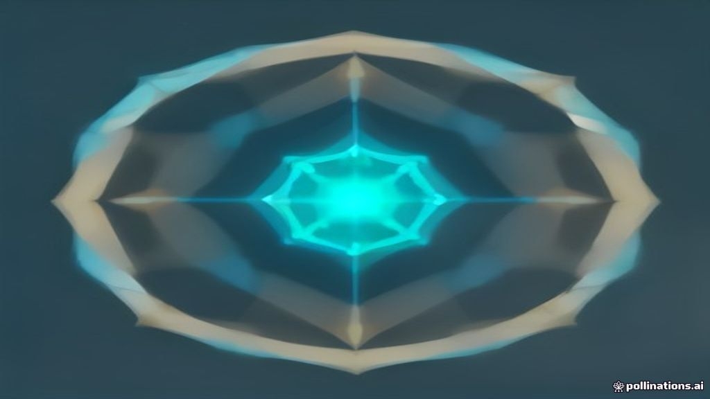 Abstract diagram of an AI testing sandbox with a breach in its containment rings