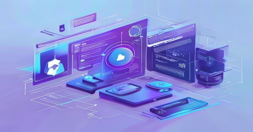 Meta Content Seal AI watermarking illustration with blue-purple branding