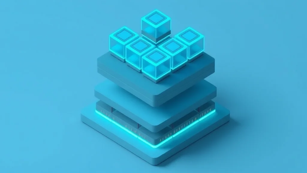 Abstract diagram of a software stack with duplicated modules stacked on a single operating system foundation layer