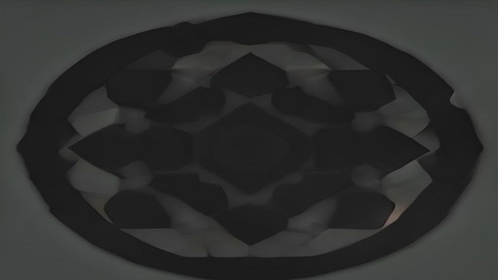 Concentric hexagonal policy fences around glowing nodes, one node stopped at a closed gate