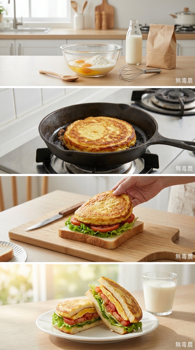 美味三明治上桌