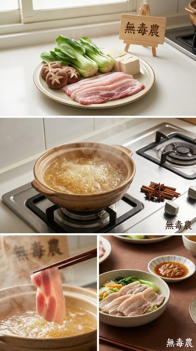 享用步驟：搭配喜愛的沾醬享用美食