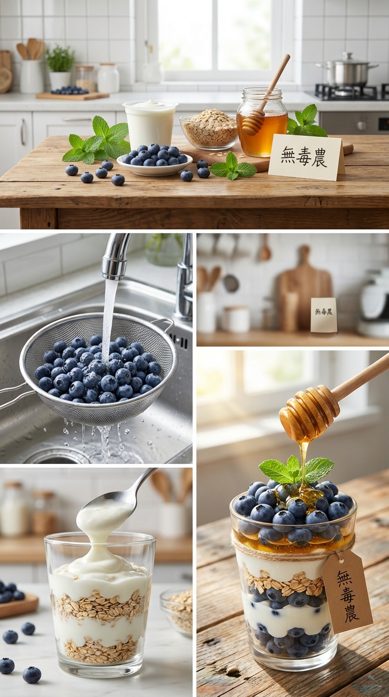 優格燕麥層層堆疊