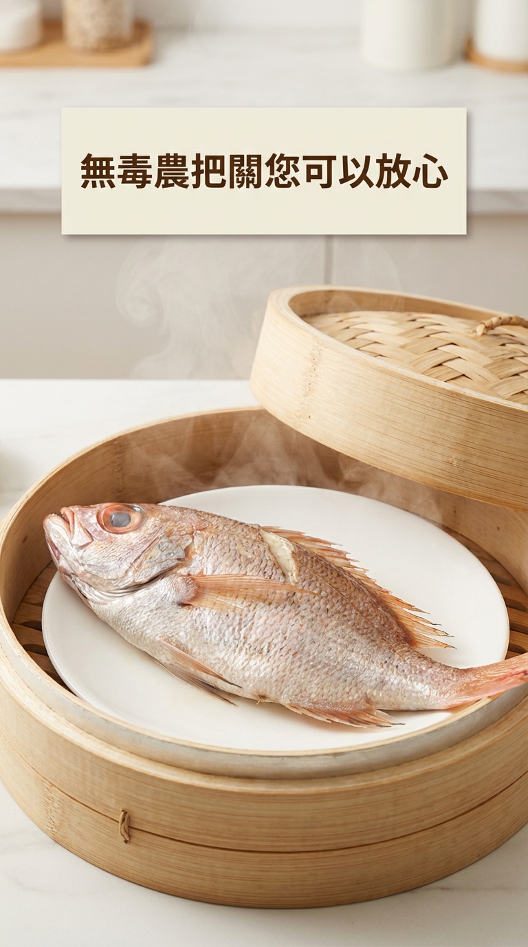 步驟二：將大紅目鰱放入蒸盤大火清蒸