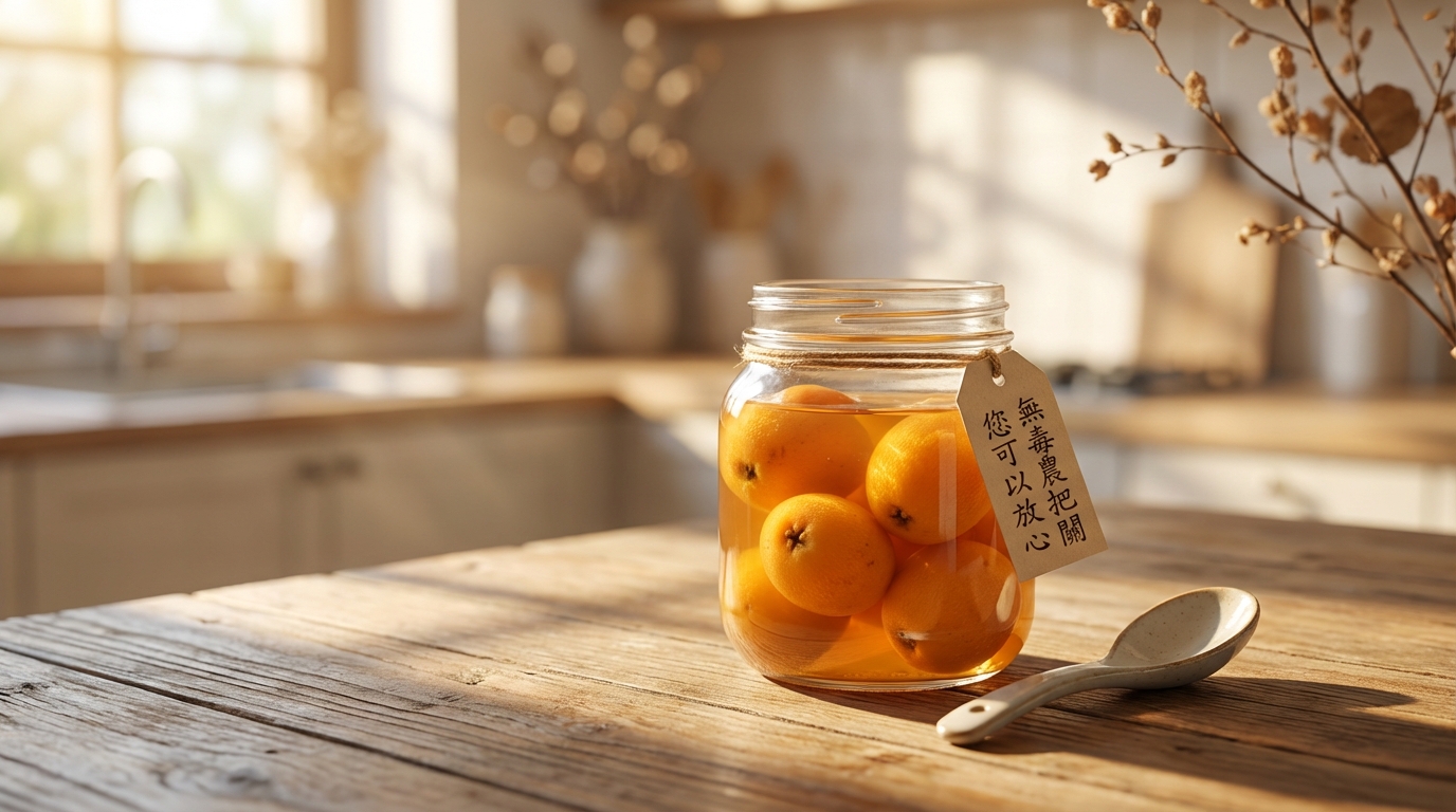 冰鎮枇杷甜湯成品圖