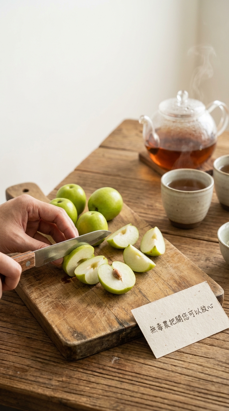 蜜棗去籽切塊，無毒農把關您可以放心