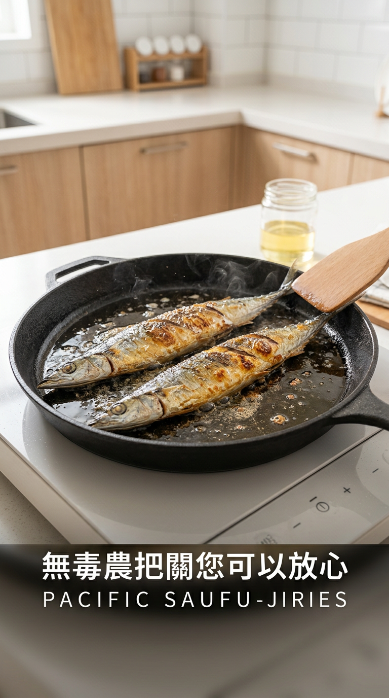 煎烤烹調秋刀魚