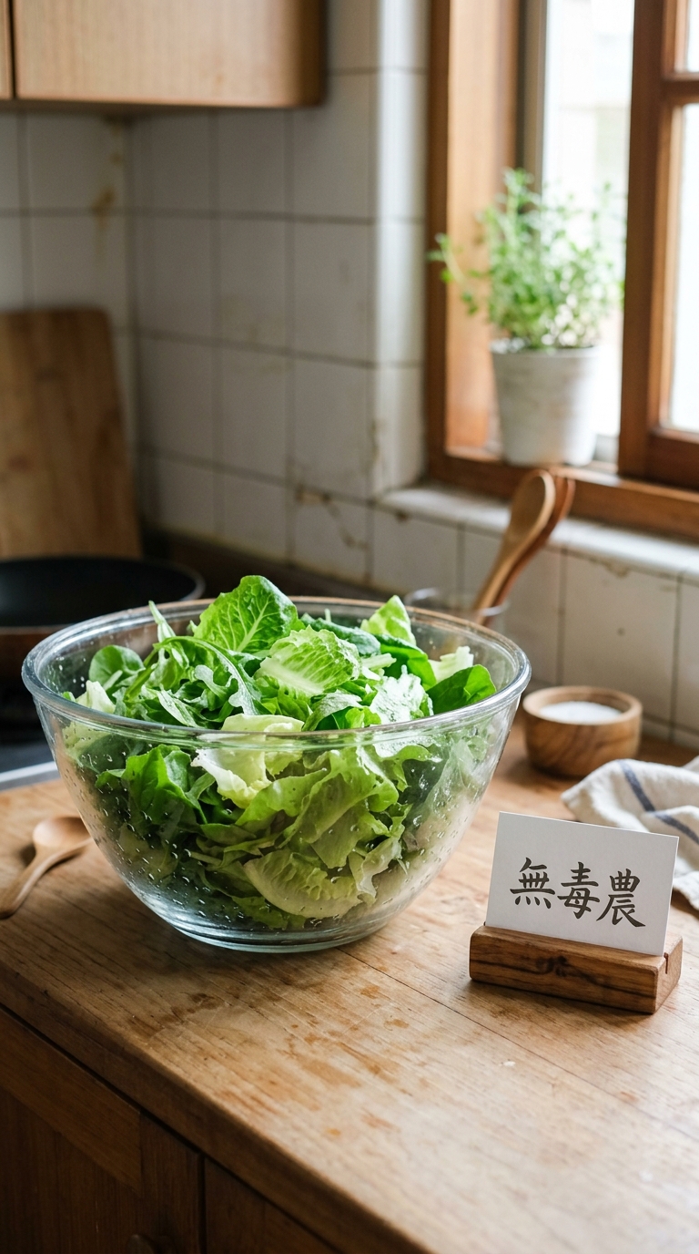 準備生菜基底