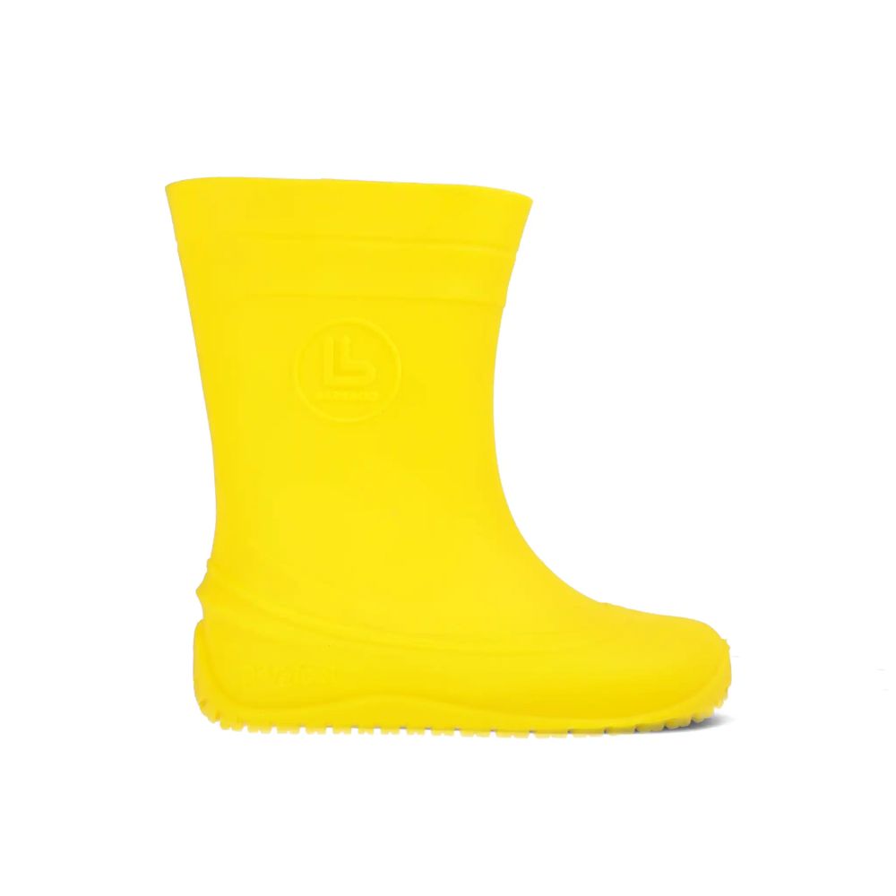 Dětské Barefoot Holínky BAREBOO MONSOON 1.0 celé žluté