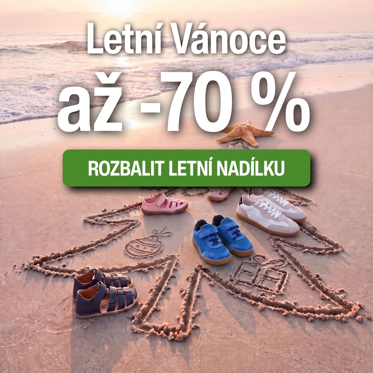 Letní Vánoce: Slevy až 70 %
