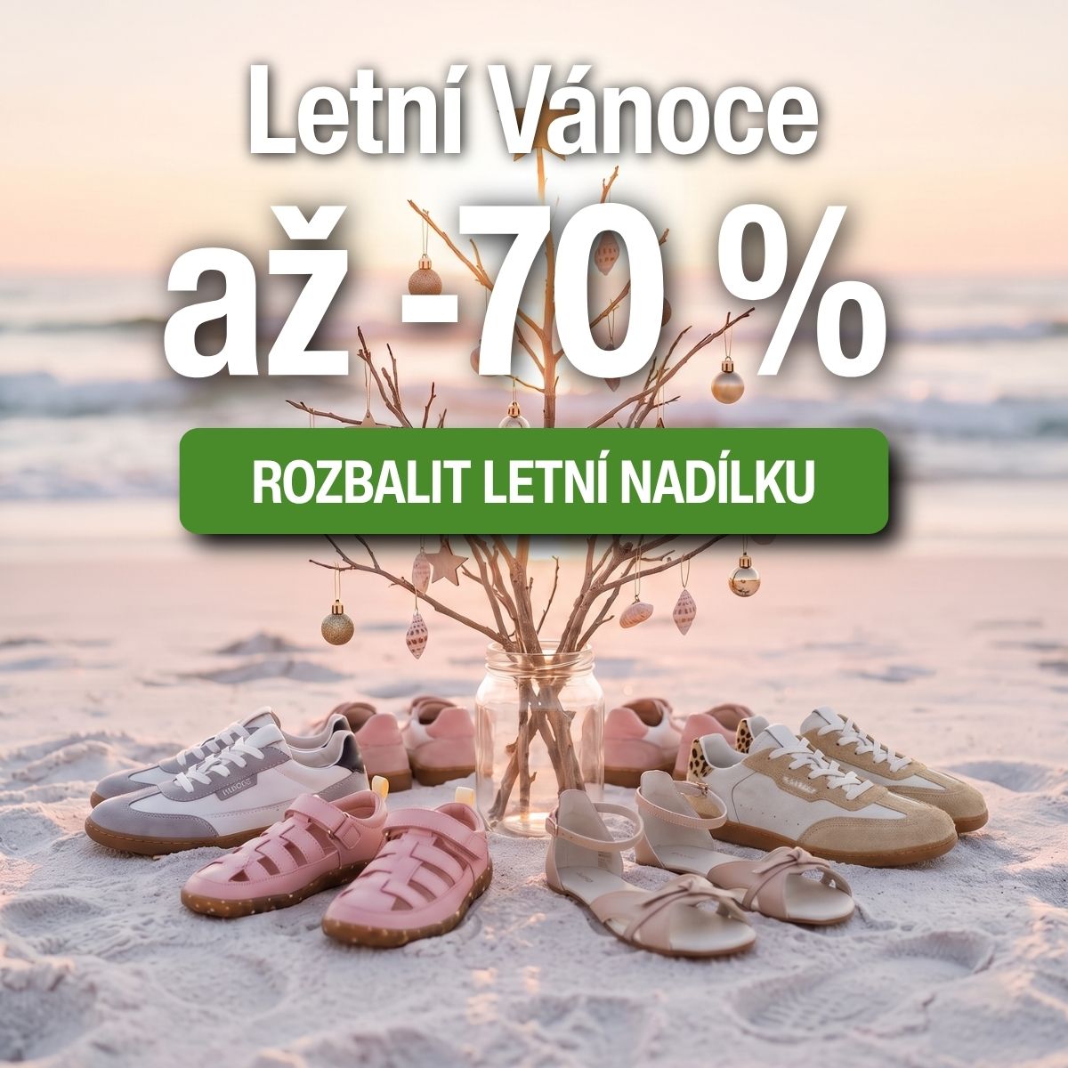 Letní Vánoce: Slevy až 70 %