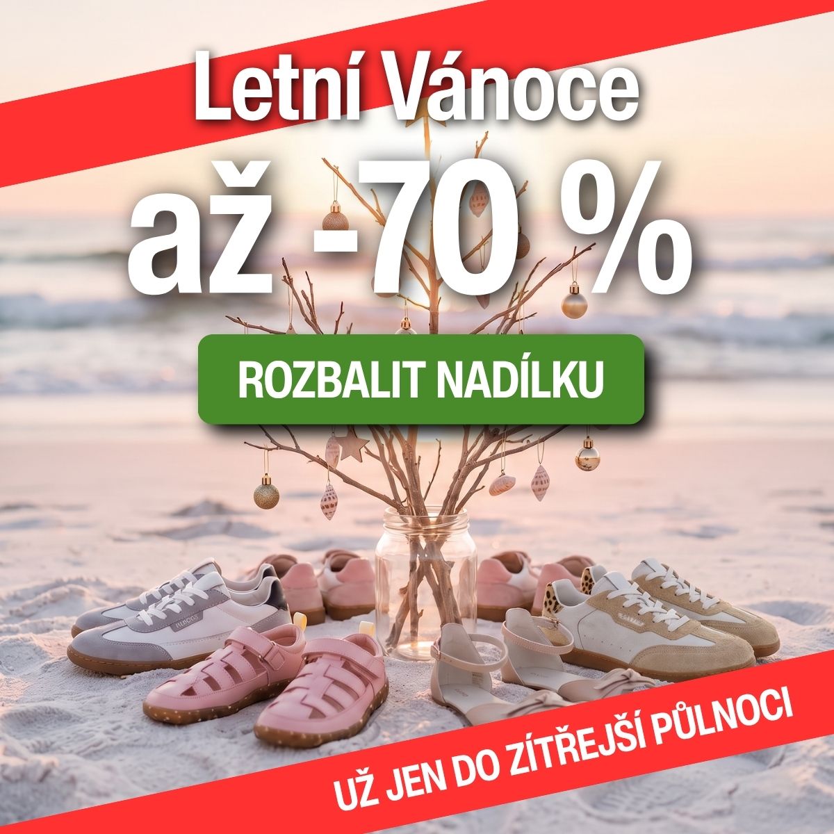 Letní Vánoce: Slevy až 70 %