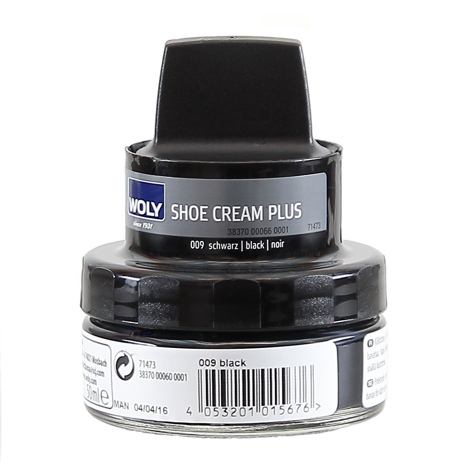 Woly Shoe Cream PLUS Musta 50ml