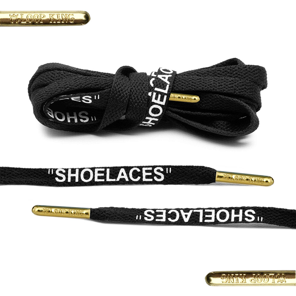 LoopKing Off-White Shoelace 140cm Black*