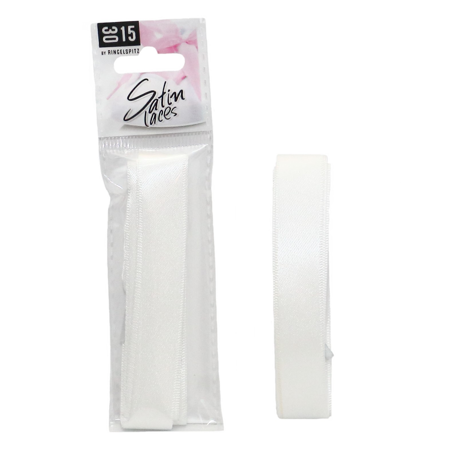 Satin Laces 90cm Dreamily White*