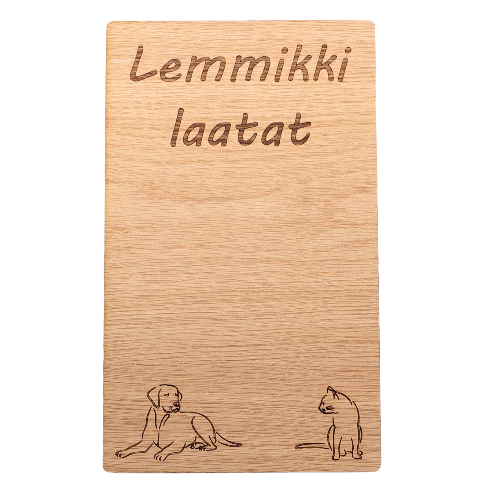 Lemmikkilaatta Luu Sininen 38x25mm