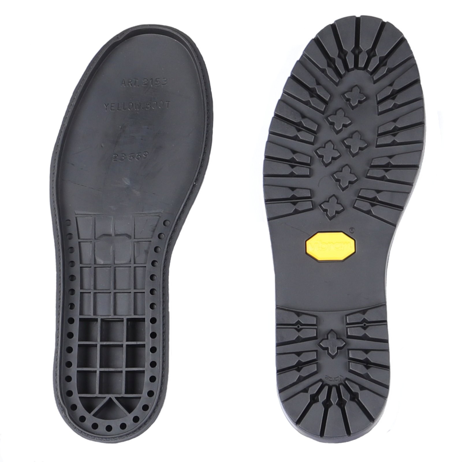 Vibram 2153 Yellow Boot KP 39 Musta