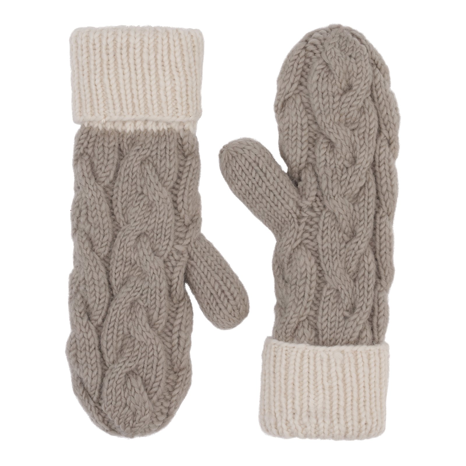 Egos Mittens Cable 2010 Grey*