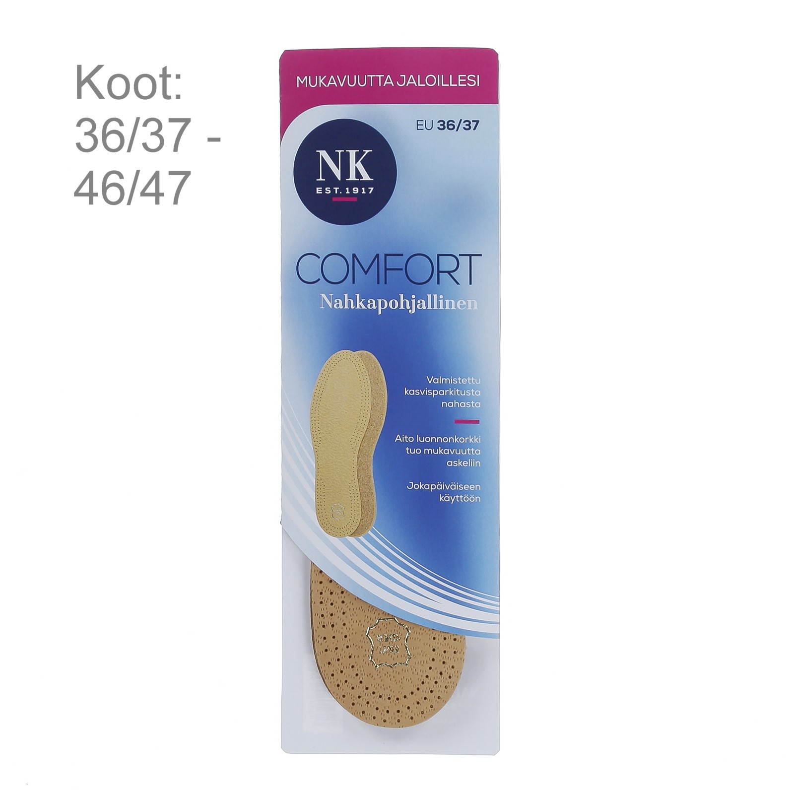 NK Comfort Nahkapohjallinen 36/37*