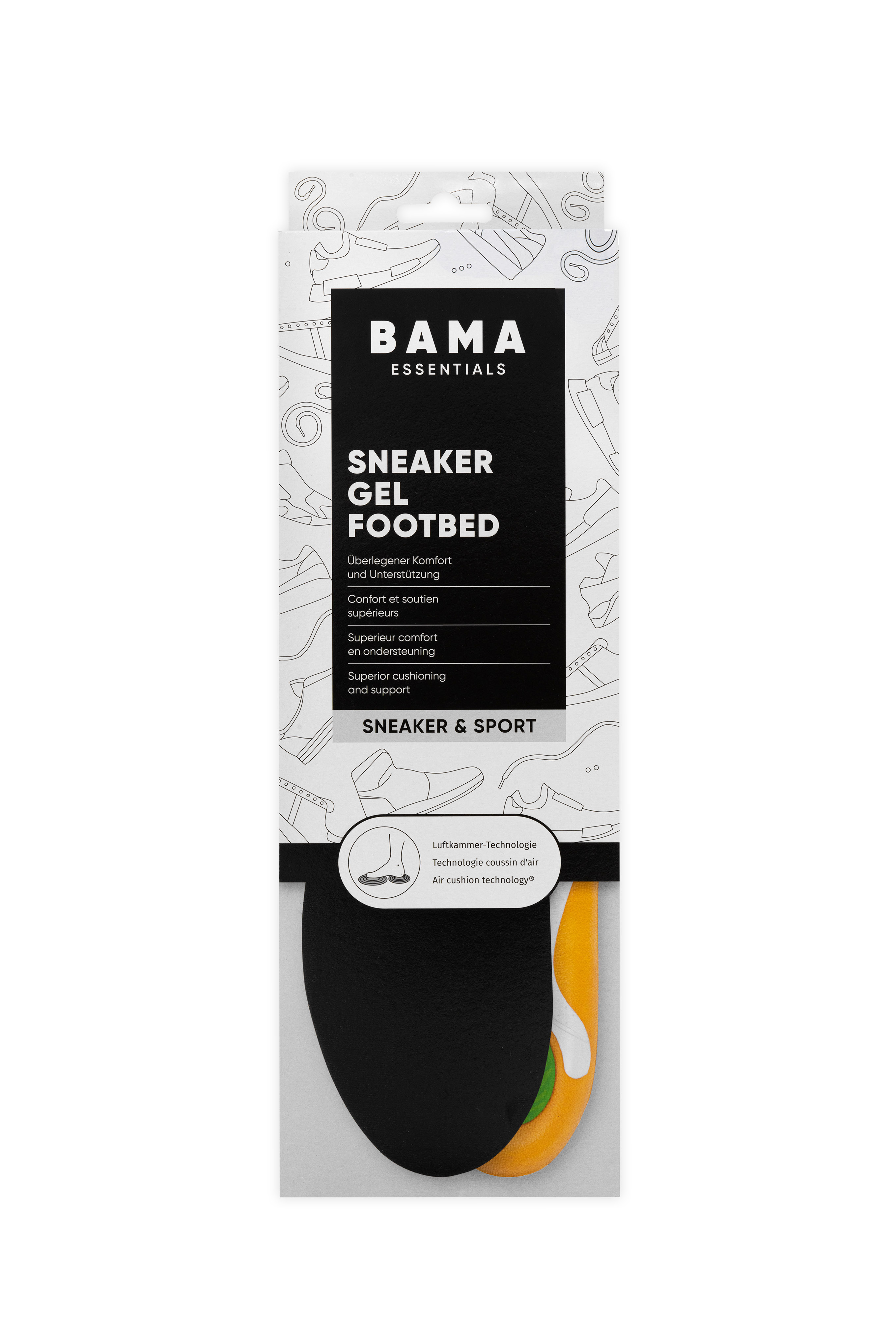 BAMA Sneaker Gel Footbed 44/45*