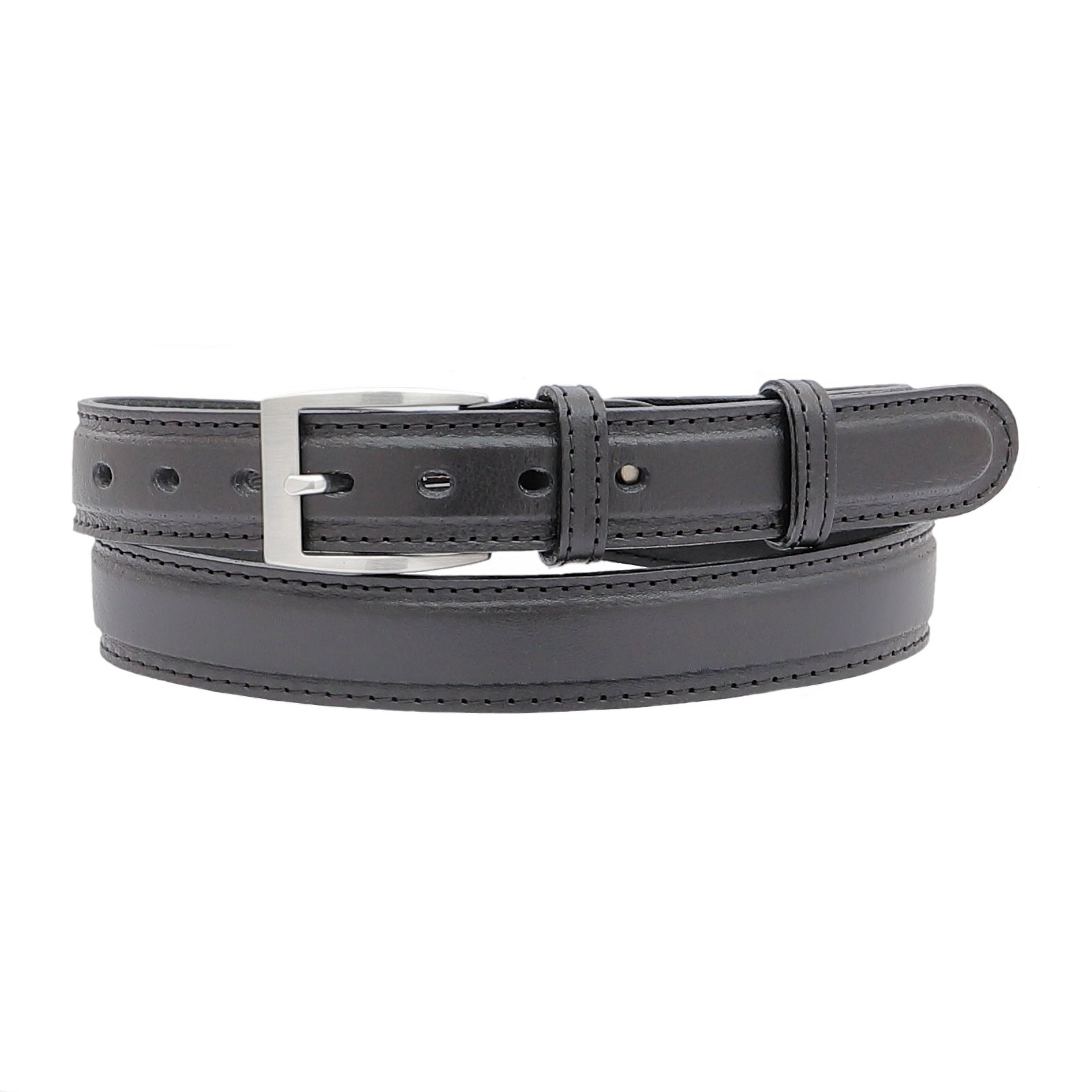 NK1917 Leather belt 9130MA 120cm Black