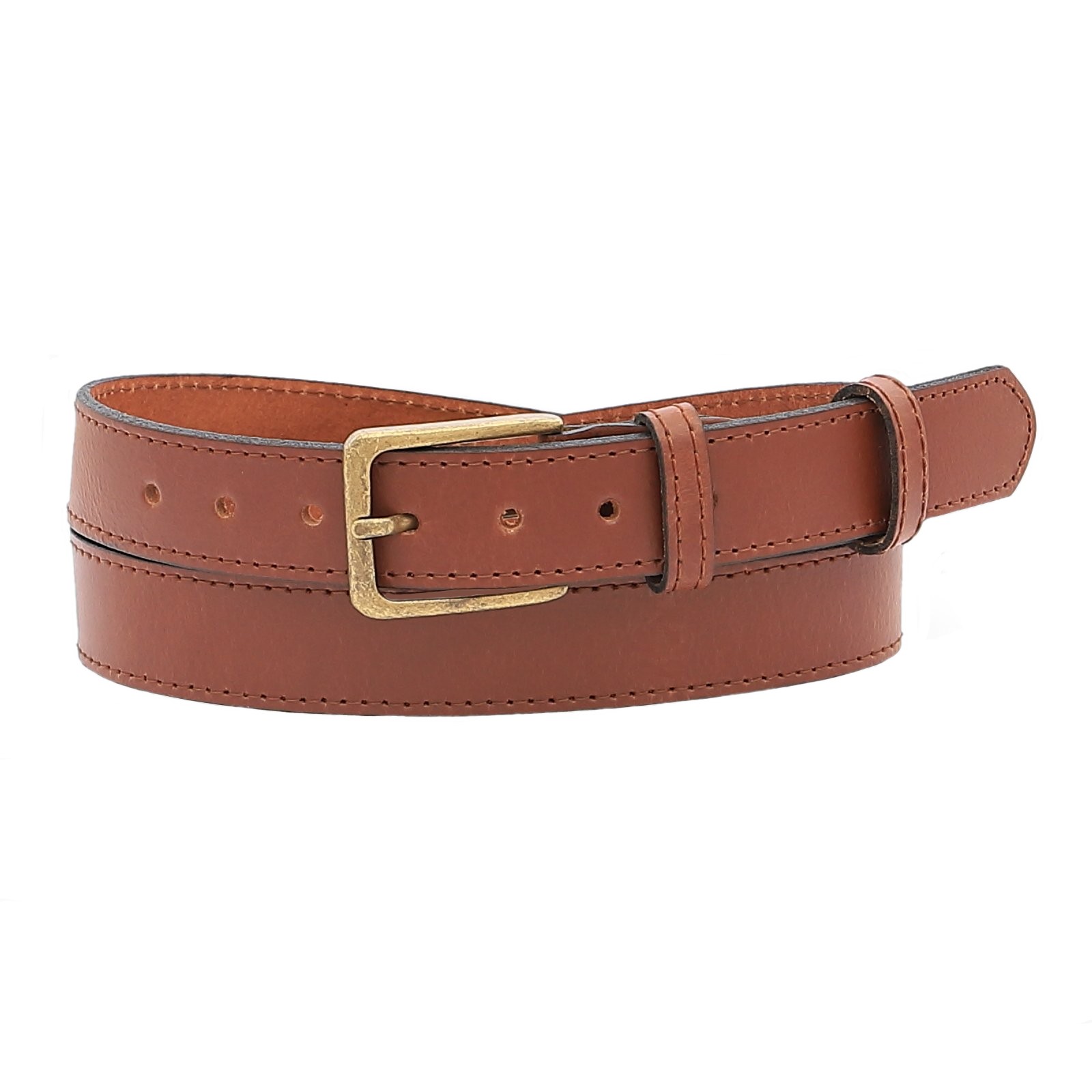 NK1917 Leather belt 5130R 120cm Brown