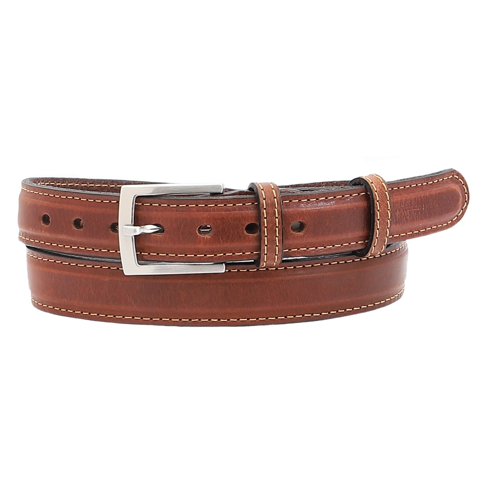 NK1917 Leather belt 9130R 120cm Brown