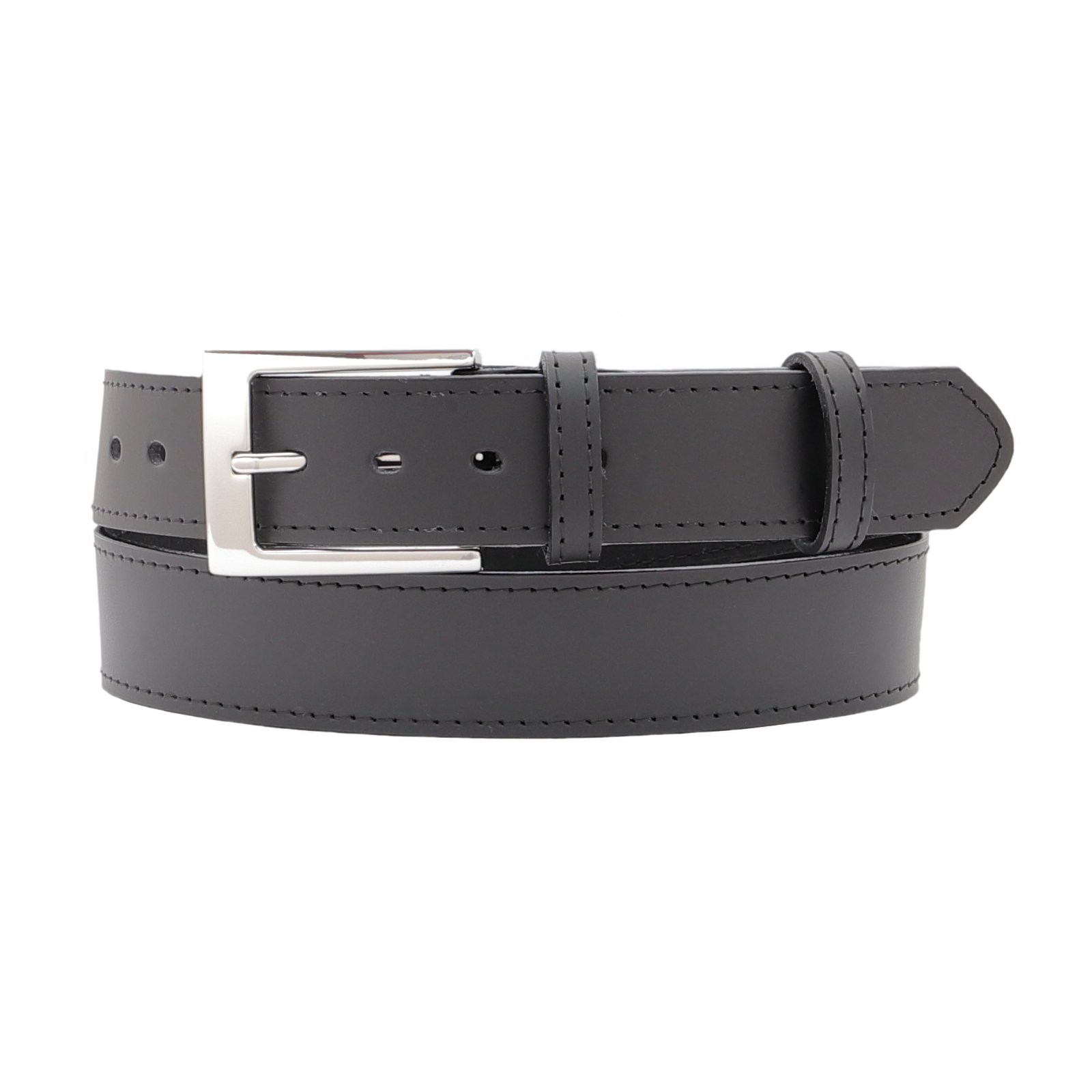 NK1917 Leather belt 5135M 105cm Black