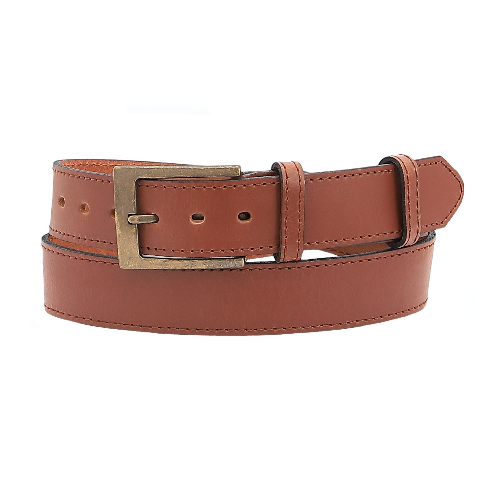 NK1917 Leather belt 5135R 105cm Brown