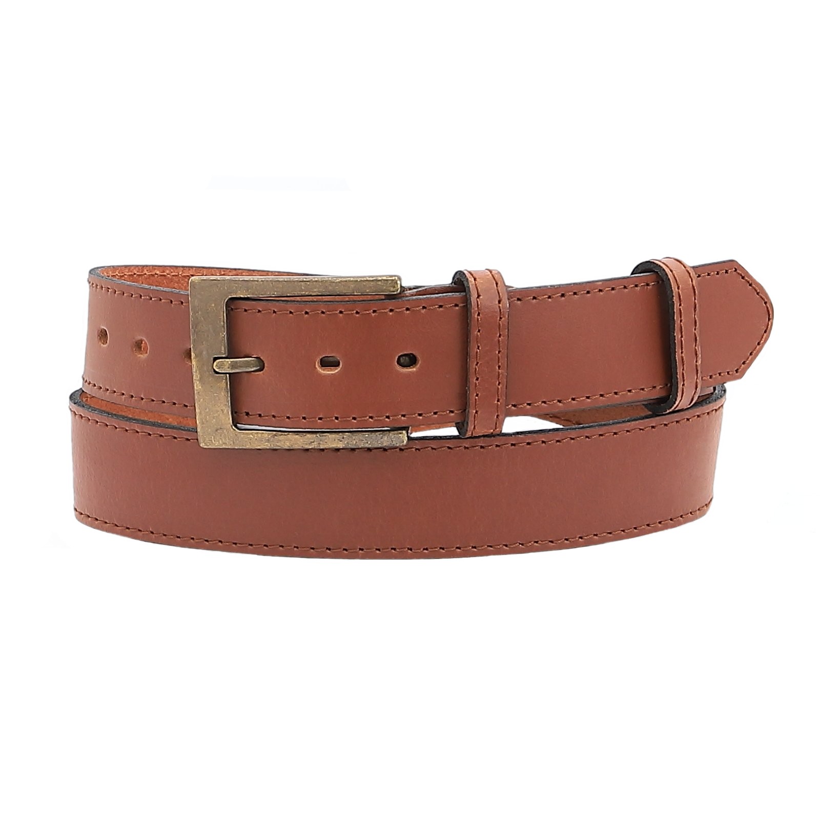 NK1917 Leather belt 5135R 120cm Brown