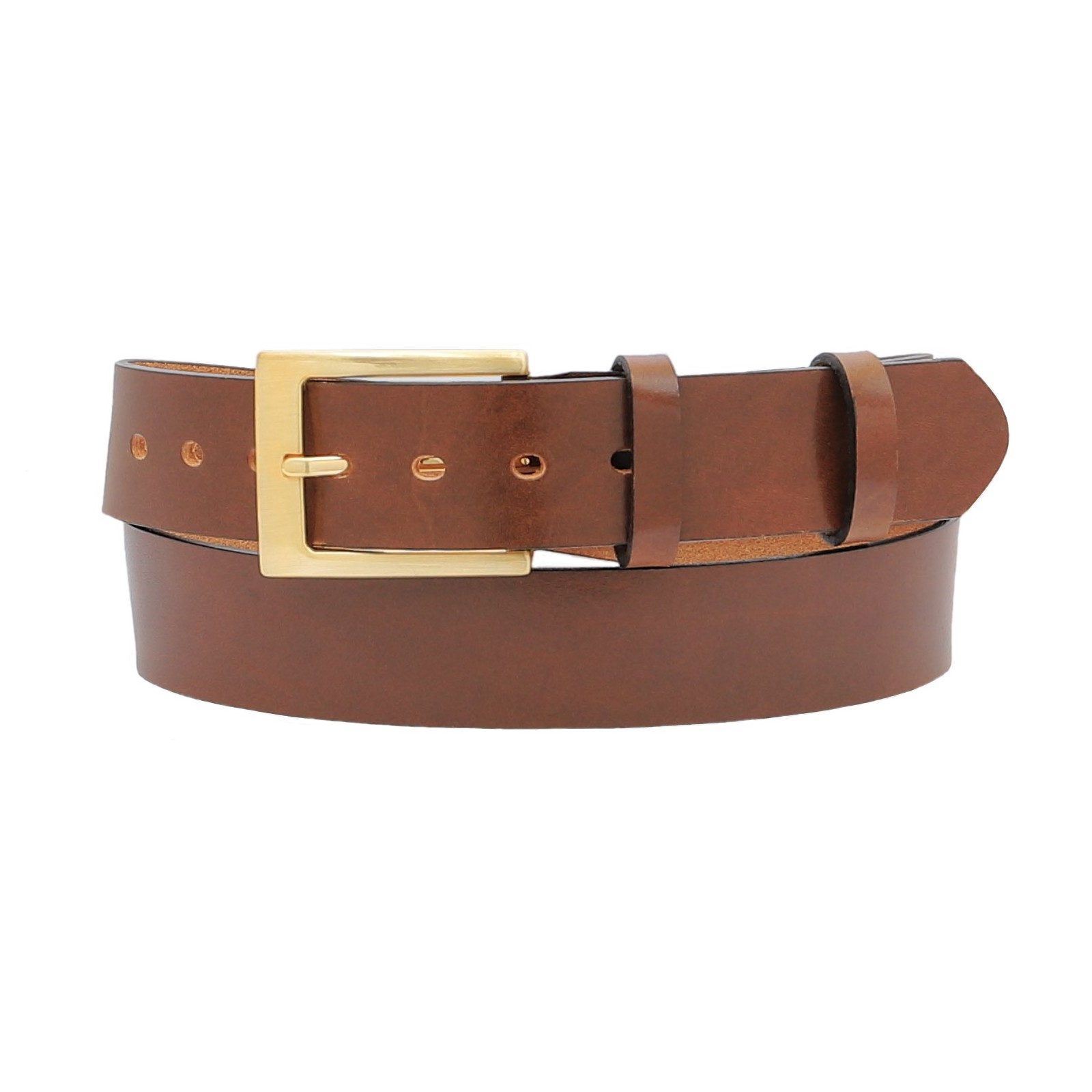 NK1917 Leather belt 9035RG 120cm Brown