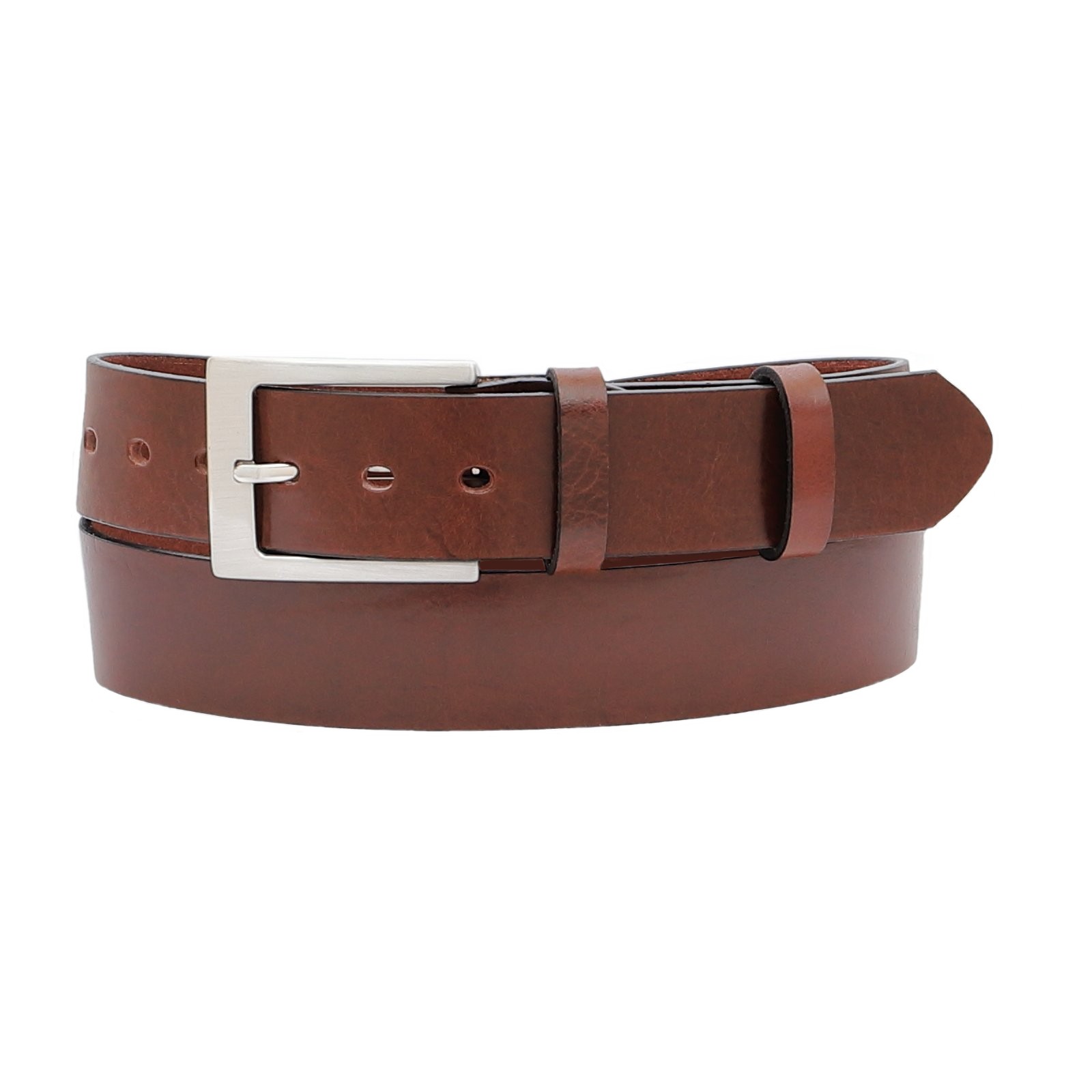 NK1917 Leather belt 9035RH 120cm Brown