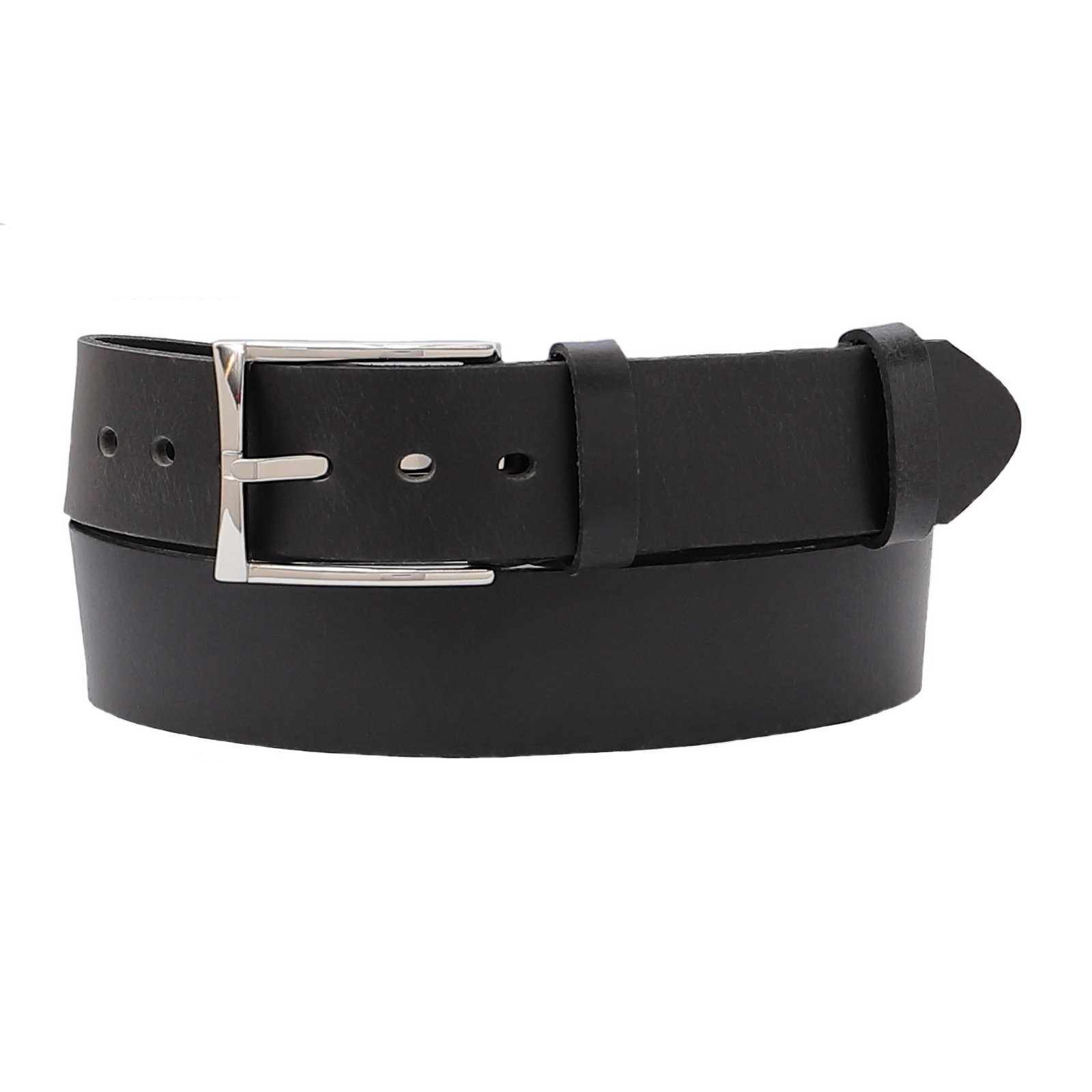 NK1917 Leather belt 9040MB 135cm Black