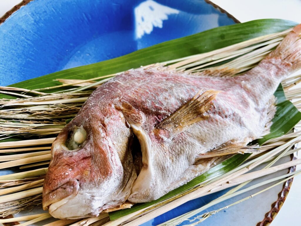 鯛の浜焼き