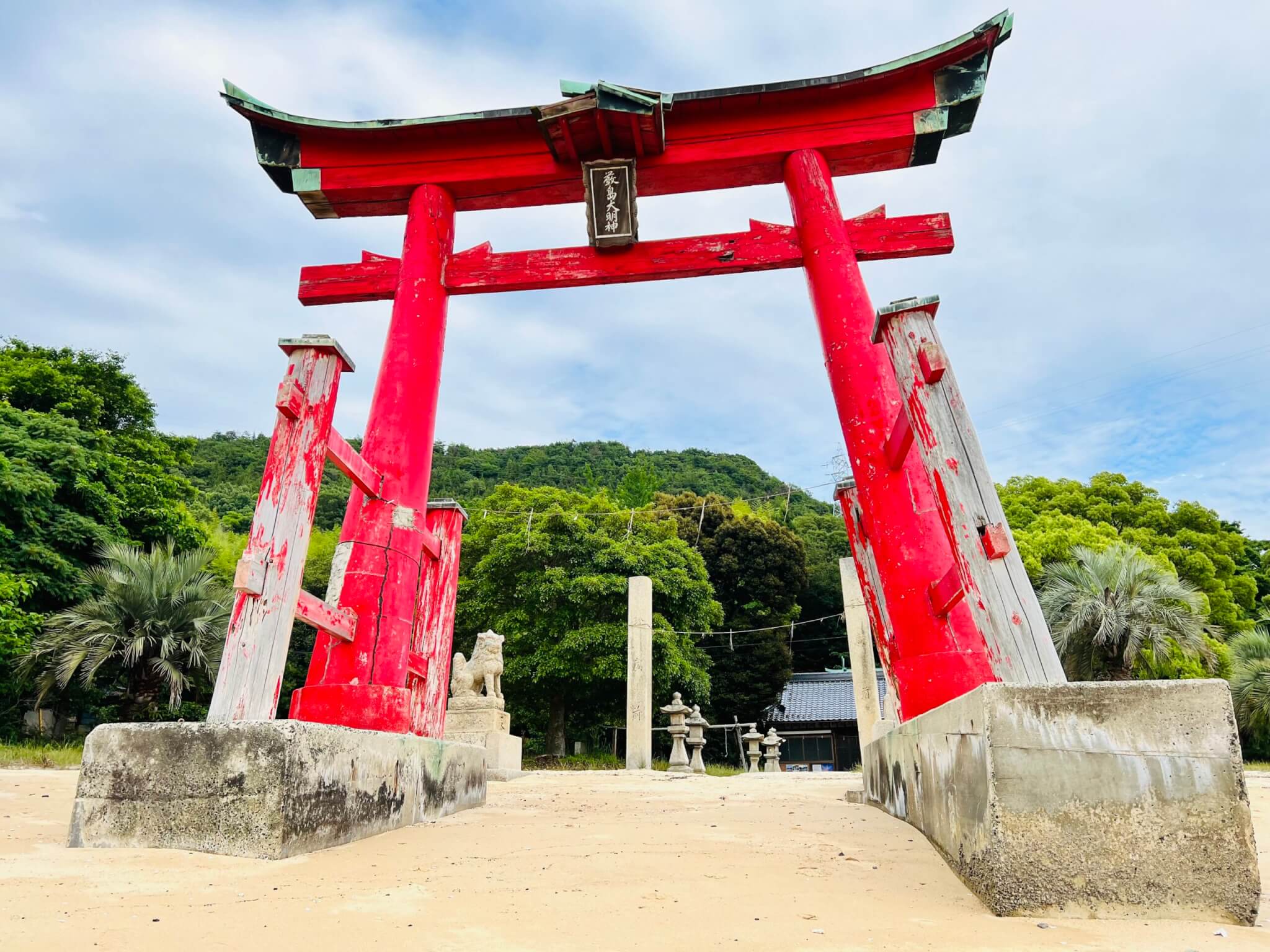 岩子島 厳島 神社 鳥居