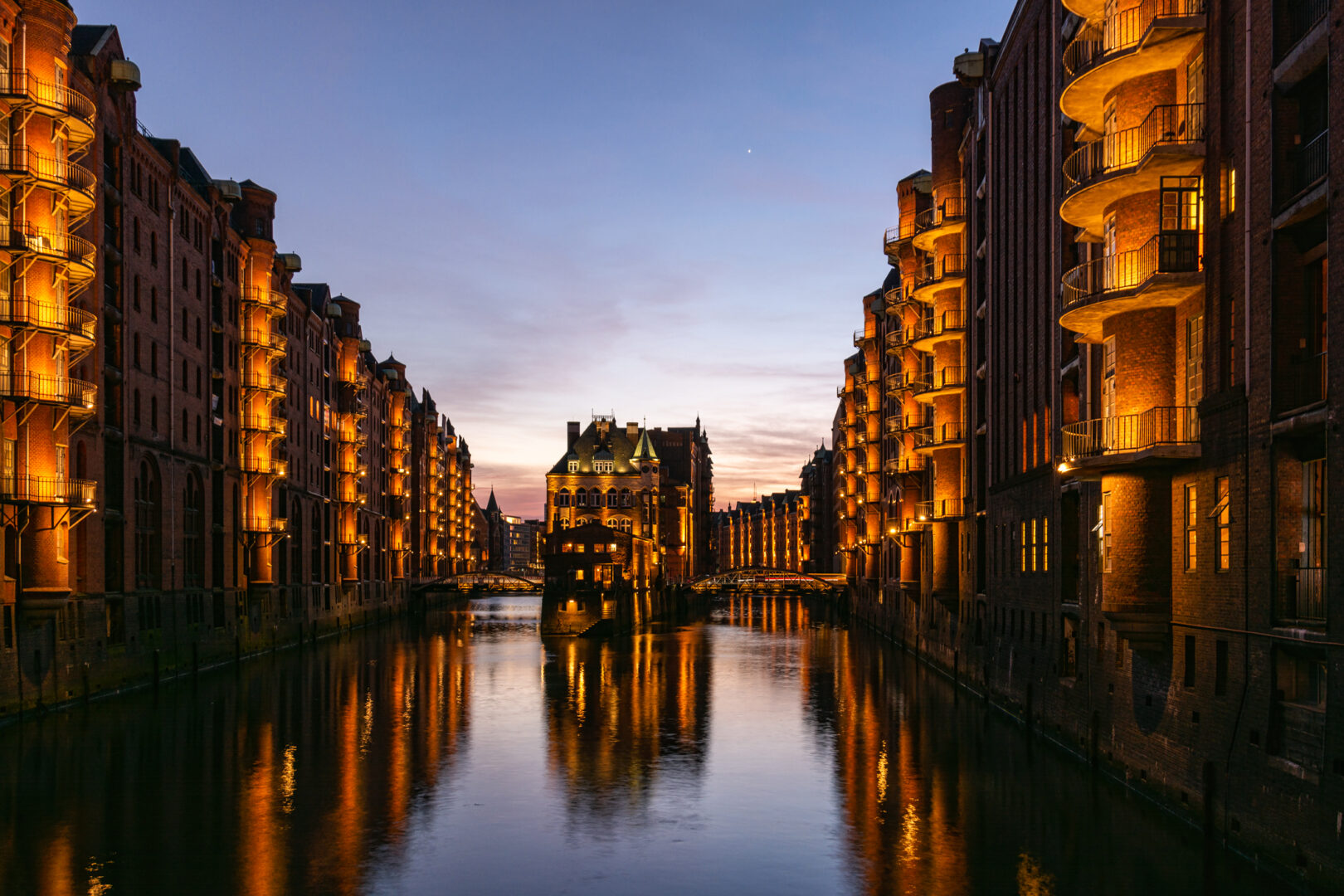 Mark Siragusa - Speicherstadt at Night