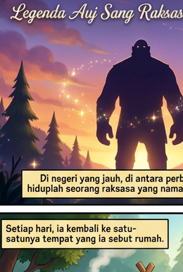 Legenda Auj Sang Raksasa Baik Hati