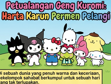 Petualangan Geng Kuromi: Harta Karun Permen Pelangi