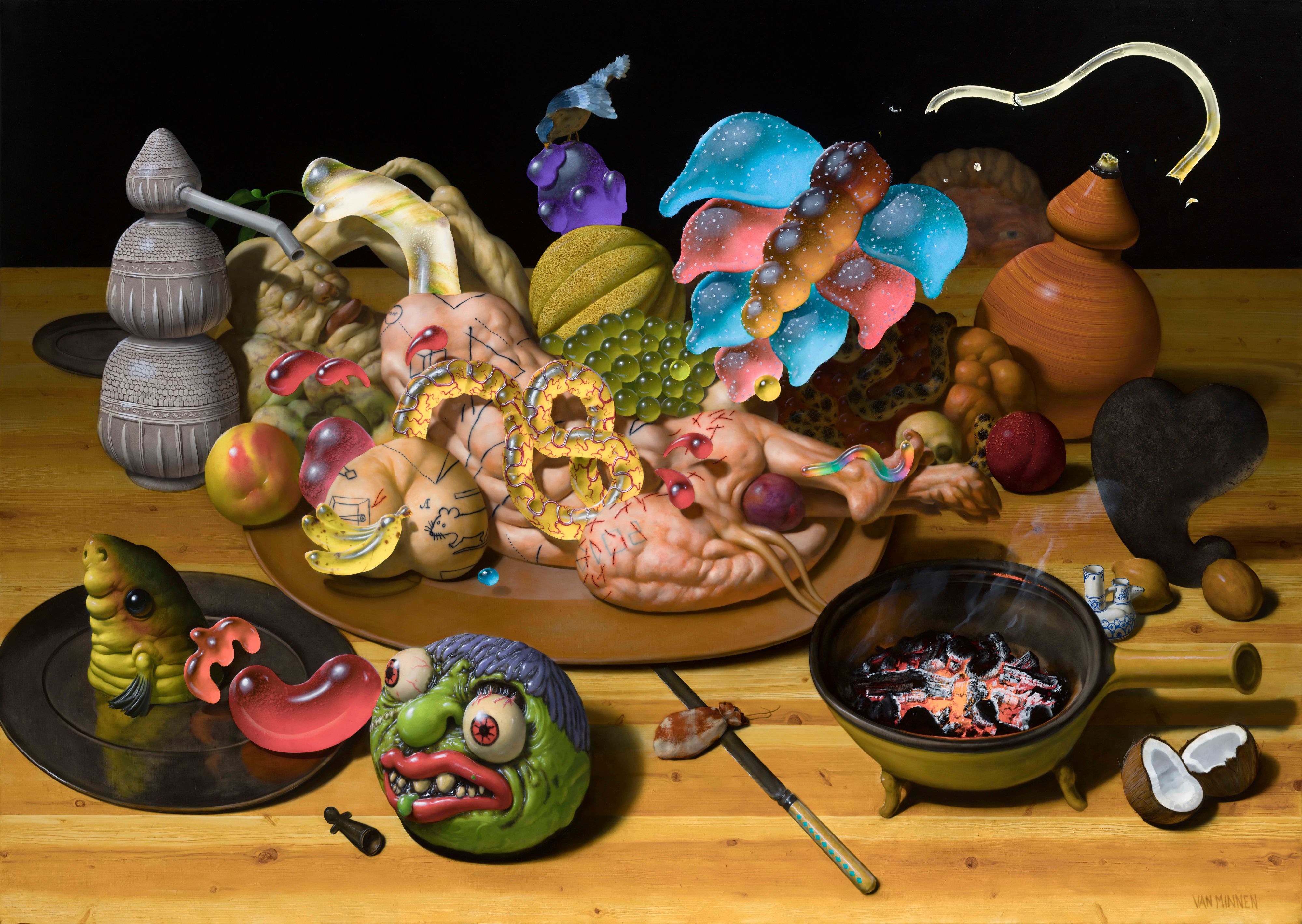 クリスチャン・レックス・ヴァン・ミネン / Christian Rex van Minnen — Still Life with Extispicy and Slobulus