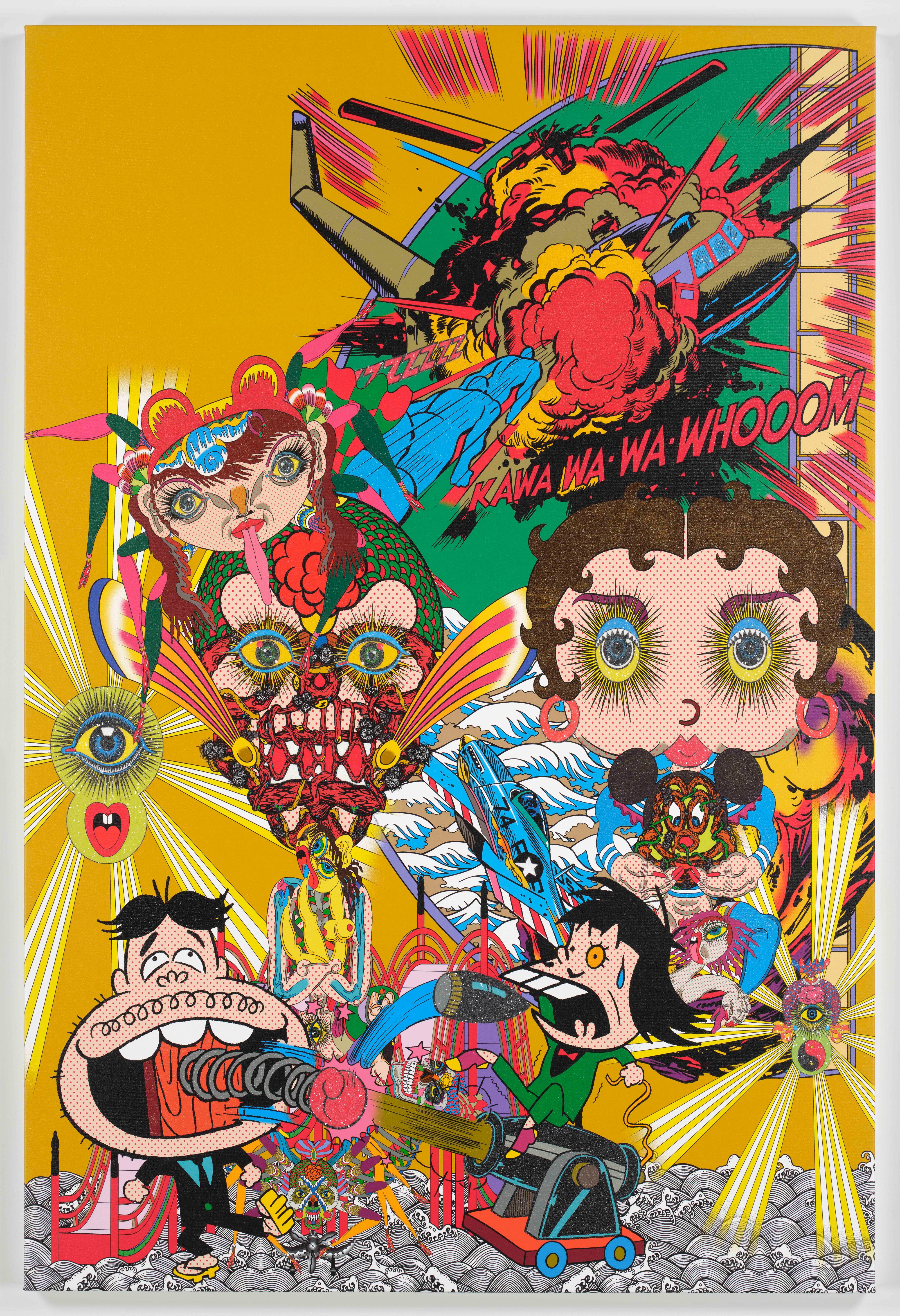 アートポスター 田名網敬一 エキシビジョンポスター NANZUKA - Contemporary Art Gallery