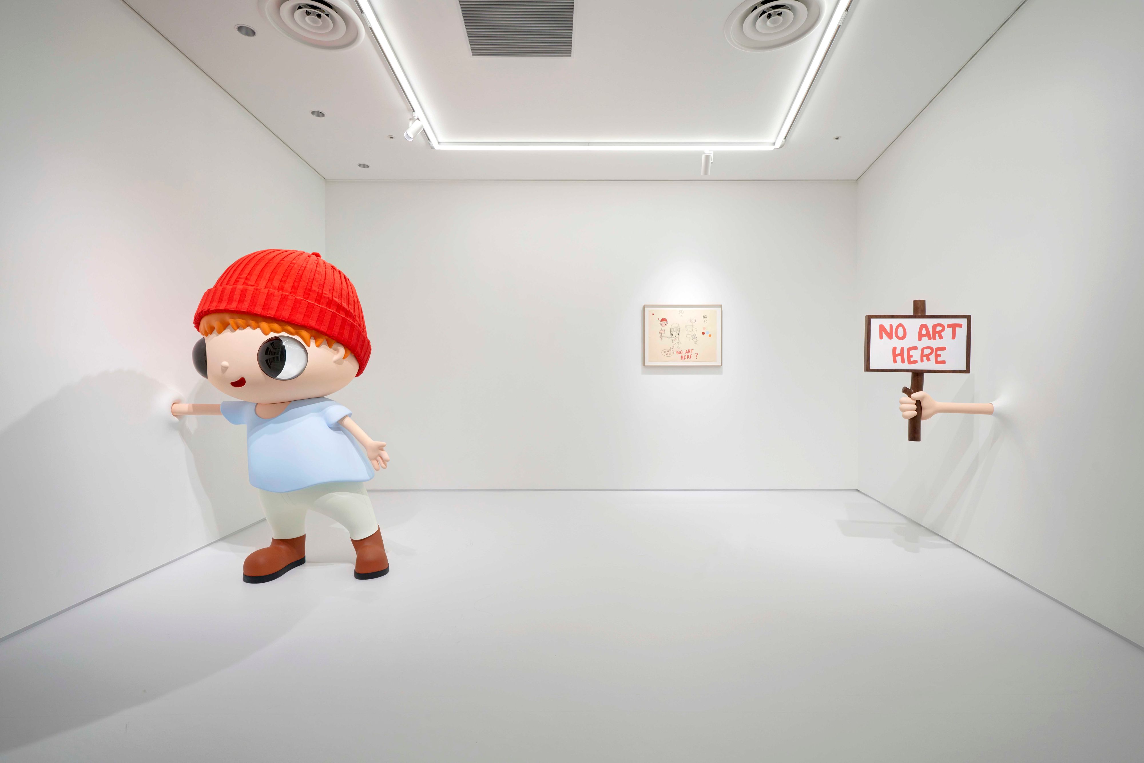 NO ART HERE javier calleja ハビアカジェハ Javier Calleja No Art Here Wood Figure (Edition of 250) - FW21 - US