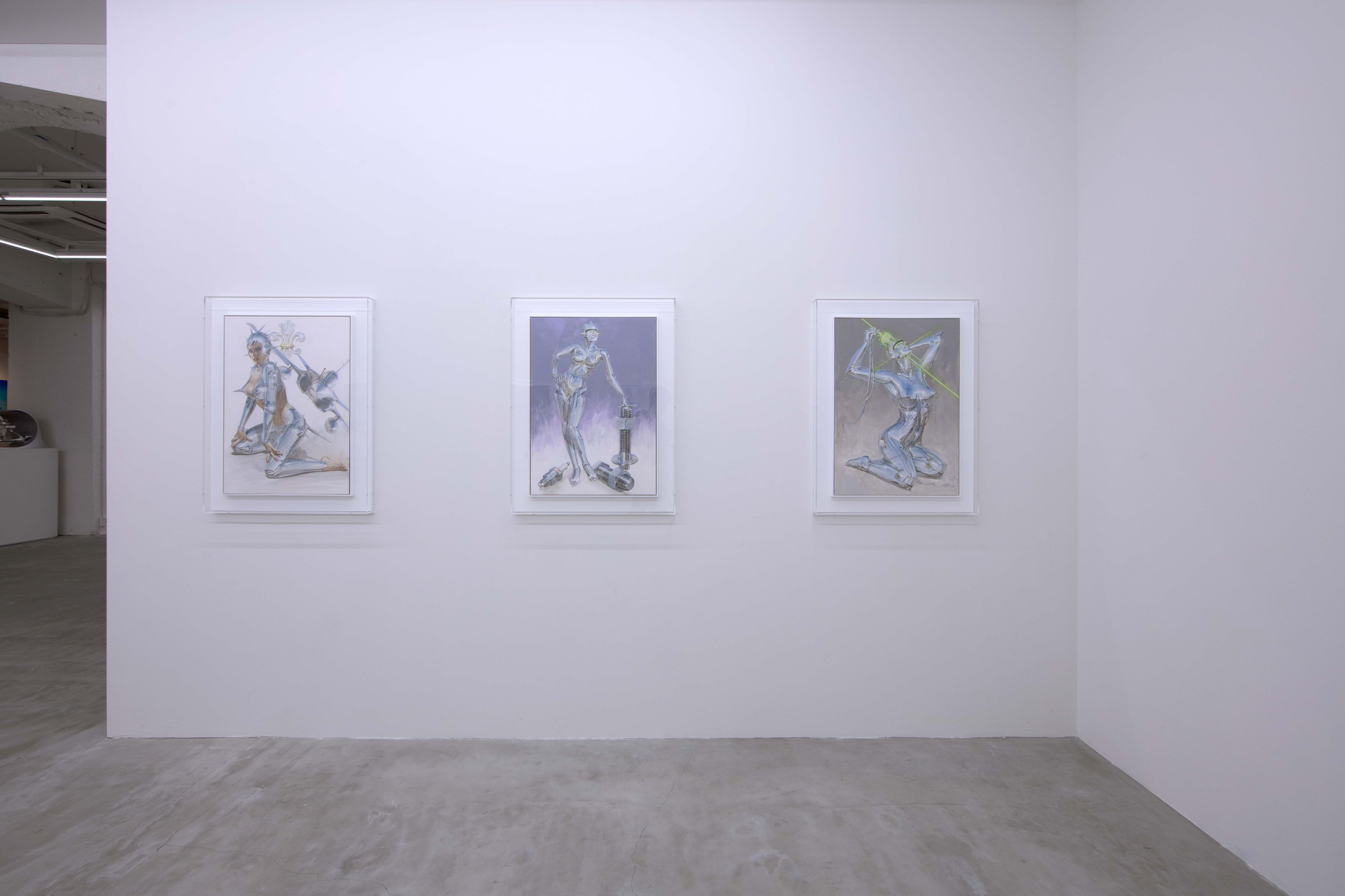 そら絵画4点 TAGBOAT ART SHOW