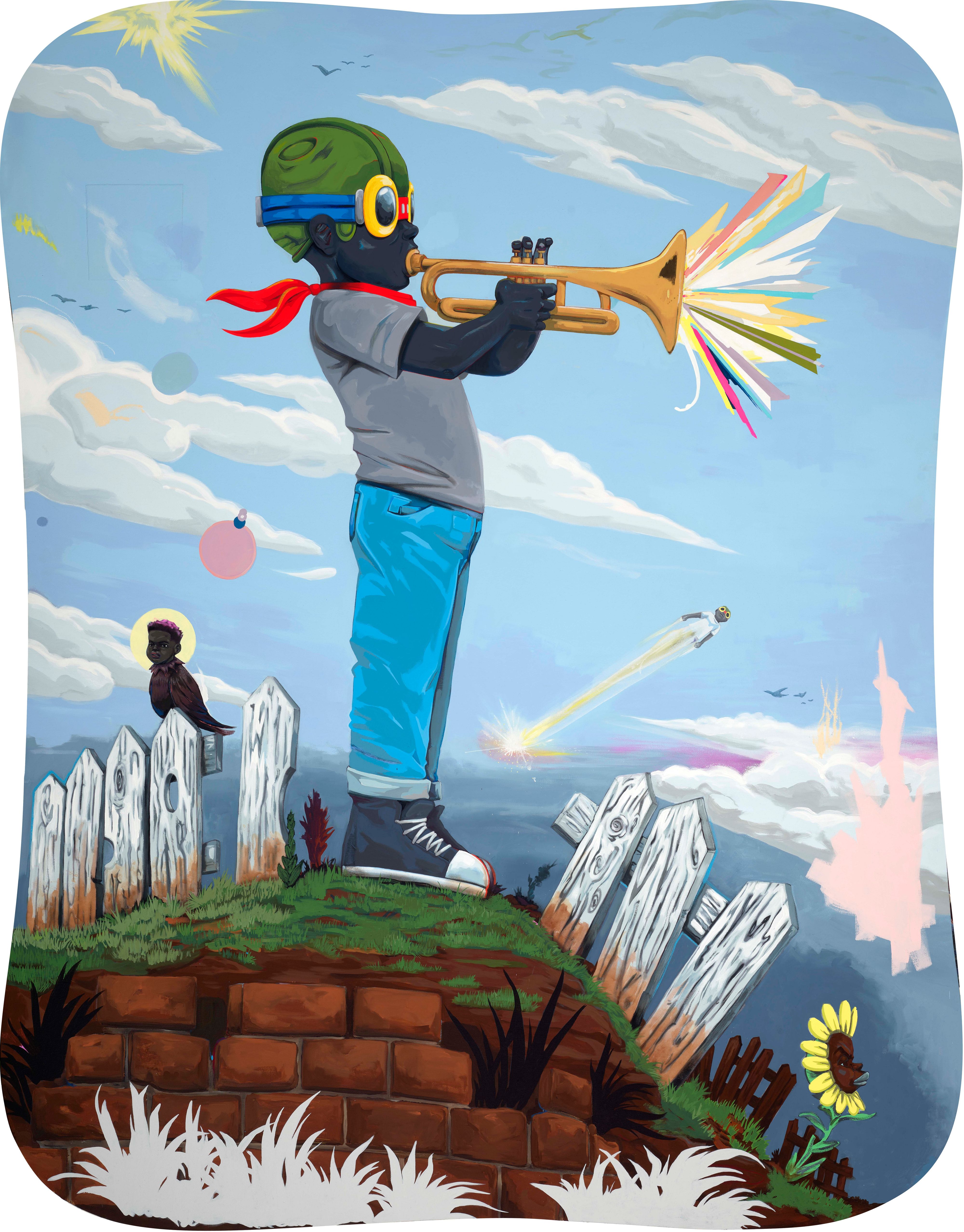 アート・デザイン・音楽 HEBRU BRANTLEY Hebru Brantley | The Journeymen (2025) | Available for Sale