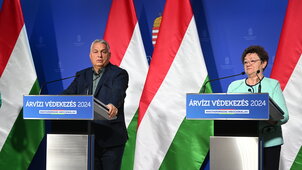 Orbán Viktor és Müller Cecília váratlan bejelentést tett, az árvízről van szó